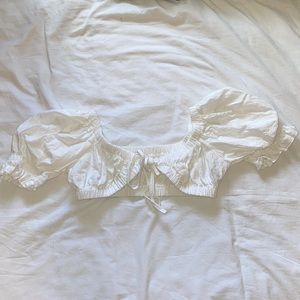 White Blouse Top